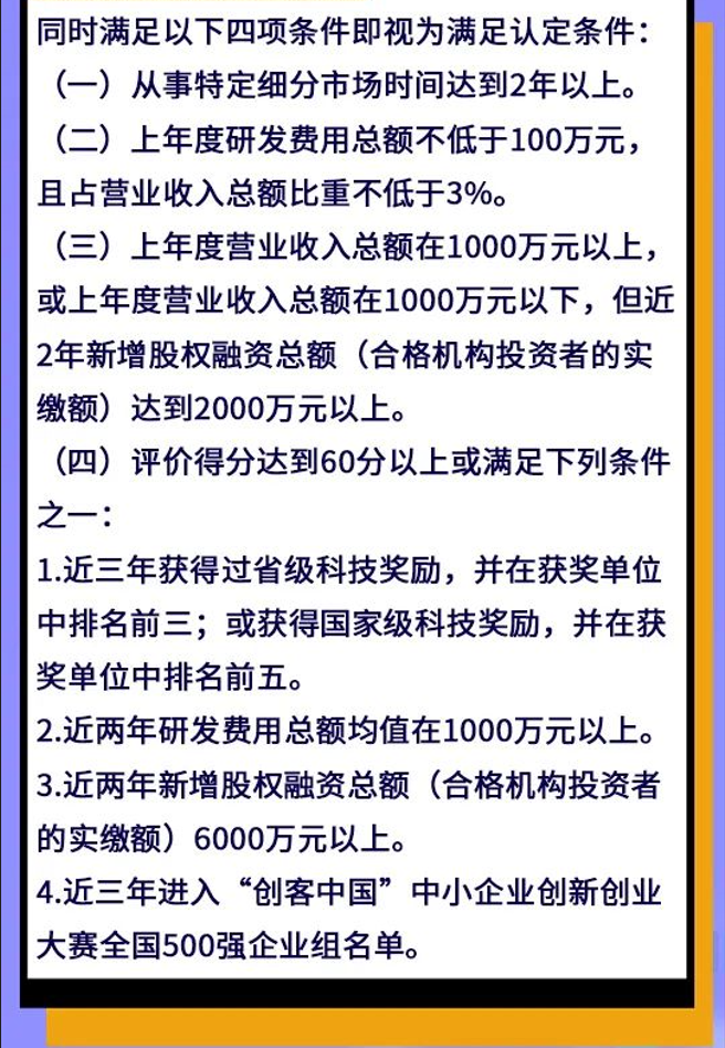 2023年北京专精特新企业复审条件